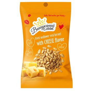 Vyshukanyy Smak Roasted Sunflower Kernels with Cheese Flavor 80g