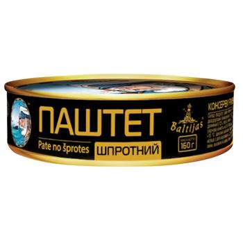 Паштет Балтияс шпротный 160г - купить, цены на Идеал - фото 1
