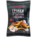 Гренки Auchan ржано-пшеничные со вкусом Чеснок 70г