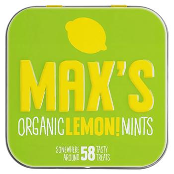 Max's Organic Dragee with Lemon Flavor 35g