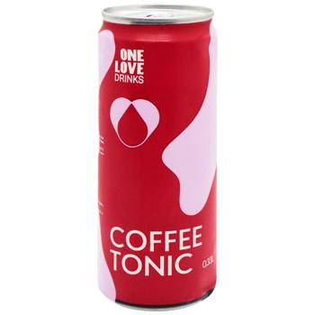 One Love Coffee Tonic Carbonated Drink 0.33l - buy, prices for WINETIME - photo 1