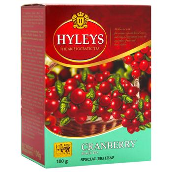 Чай черный Hyleys Клюква цейлонский 100г - купить, цены на ULTRAMARKET - фото 2