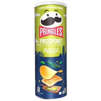 Pringles Italian Style Focaccia Chips 165g - buy, prices for - photo 1