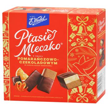 Конфеты E.Wedel Птичье молоко с апельсиново-шоколадным вкусом 340г