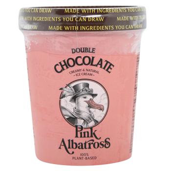 Pink Albatross Double Chocolate Plant-Based Ice Cream 480ml - buy, prices for WINETIME - photo 1