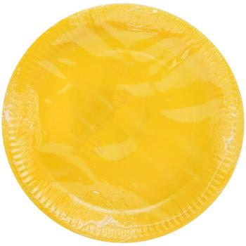 Actuel Dinner Yellow Plate 23cm 10pcs