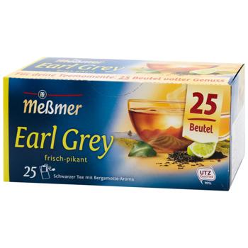 Чай чорний Messmer Earl Grey з ароматом бергамоту 1,75г*25шт