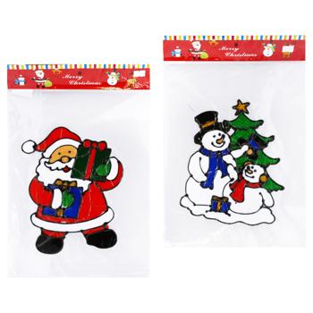 PioneeR New Year Silicone Sticker 29х23cm - buy, prices for MegaMarket - photo 1