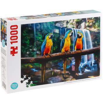 DGT-Puzzle Blue and Yellow Ararauna Puzzle 1000pcs - buy, prices for Auchan - photo 1