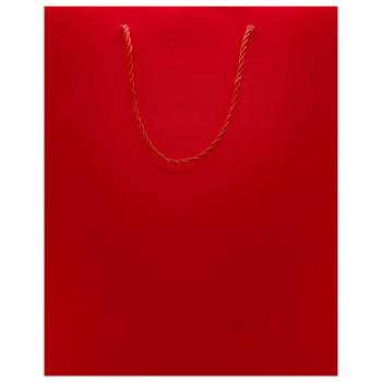 Пакет подарунковий однотонний 10331-21 26х32х10см - купити, ціни на Чудо Маркет - фото 1