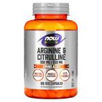 Now Foods Sports L-Arginine and L-Citrulline 500/250mg 120 capsules