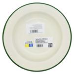 Idilia Plain Plate with Colored Rim in Assortment 0.8l