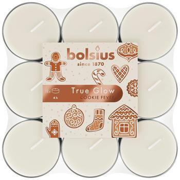 Bolsius True Glow Cookie Fever Fragranced Candles 18pcs - buy, prices for Auchan - photo 1