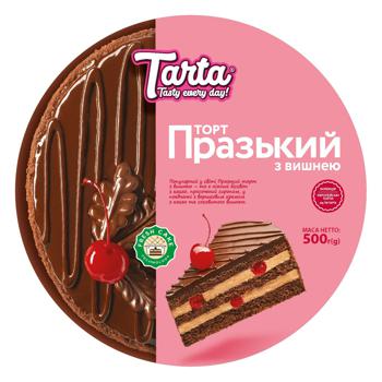 Tarta Prague with cherry Cake biscuit 450g - buy, prices for - photo 1