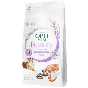 Optimeal Beauty Harmony Dry Food with Seafood for Dogs of All Breeds with Calming Effect 10kg - buy, prices for MasterZoo - photo 1