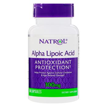 Natrol Alpha Lipoic Acid 300mg 50 capsules