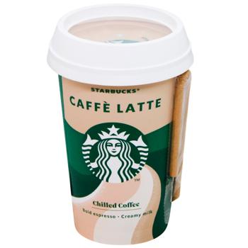 Starbucks Chilled Classics Caffe Latte Coffee Drink with Milk 220ml - buy, prices for WINETIME - photo 1