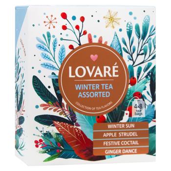 Набор чая Lovare Winter Assorted 4 вида 62,4г 32шт - купить, цены на - фото 4