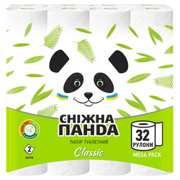 Snow Panda Classic 2-ply Toilet Paper 32pcs - buy, prices for METRO - photo 2