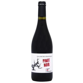 Cellier Des Demoiselles Pinot Noir Red Dry Wine 14% 0.75l - buy, prices for COSMOS - photo 1