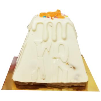 Fruitcake curd with dried apricots 450g Ukraine - buy, prices for Auchan - photo 1