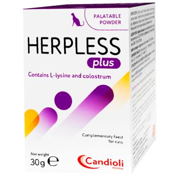 Candioli Herpless Plus Powder for Cats for Treatment of Herpes Viruses 30g - buy, prices for MasterZoo - photo 1