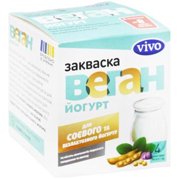 Закваска сухая бактериальная Vivo Веган Йогурт 0,5г x 4шт - купить, цены на Auchan - фото 3