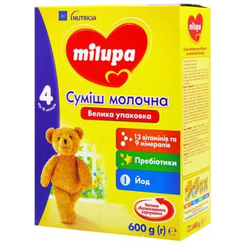 Milupa 4 Dry Milk Mixture for Children from 18 Months 600g - buy, prices for COSMOS - photo 1