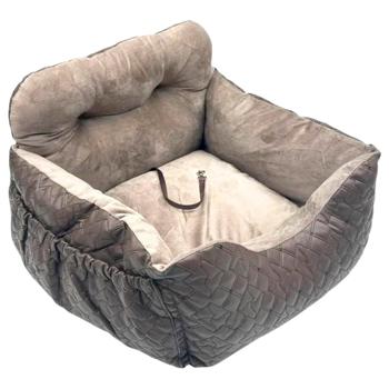 Автокрісло Pet Fun для собак до 2,5кг коричневий - купити, ціни на MasterZoo - фото 5