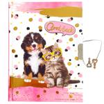 Malevaro Friends Notebook with Lock 56 sheets