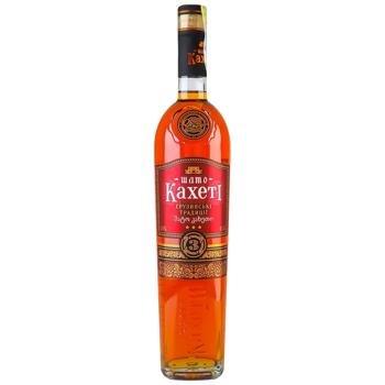 Коньяк Шато Кахеті 3 роки 40% 0,5л - купити, ціни на Ідеал - фото 1