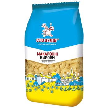 Макаронные изделия Сто Пудов Гребешки 800г - купить, цены на Эпицентр FOOD - фото 1
