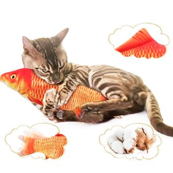 MasterZoo Риба іграшка для котів 20 см - помаранчевий - купить, цены на MasterZoo - фото 5