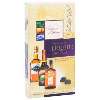 Цукерки Warner Hudson Piasten Assorted Liqueur шоколадні з алкоголем 150г - купити, ціни на - фото 4