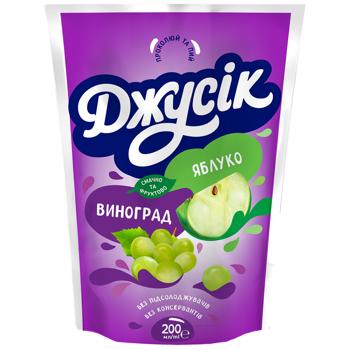 Напій соковмісний Джусік яблуко-виноград 200мл - купити, ціни на КОСМОС - фото 1