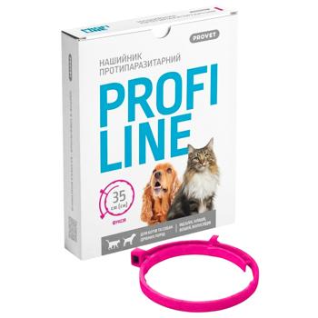 ProVET Profiline Collar for Cats and Dogs Against External Parasites 35cm Fuchsia - buy, prices for MasterZoo - photo 1