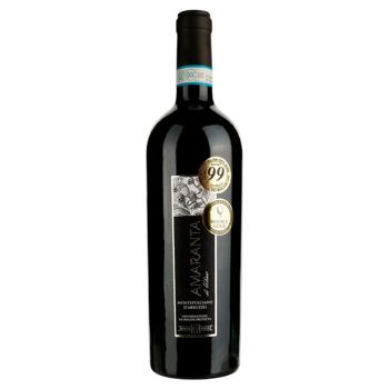 Вино Ulisse Amaranta Montepulciano красное полусухое 14% 0,75л