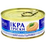 Ікра тріски Veladis пробійна слабосолена 100г