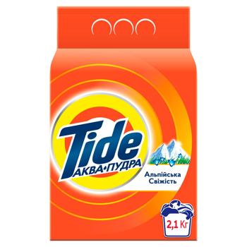 Стиральный порошок Tide Аква-пудра Альпийская свежесть автомат 2,1кг - купить, цены на МегаМаркет - фото 2