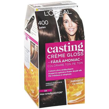 Фарба для волосся L'Oreal Paris Casting Cream Gloss 400 Каштан без аміаку - купити, ціни на КОСМОС - фото 4