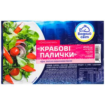 Vodnyi Svit Frozen Crab Sticks 450g