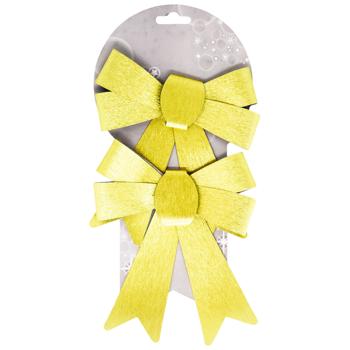 New Year's Decoration Bow 2pcs 15*18cm - buy, prices for Za Raz - photo 4