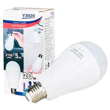 Rechargeable Lamp with Hook Y-3920 20W E27 - buy, prices for Supermarket "Kharkiv" - photo 1