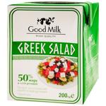 Good Milk Greek Salad Soft Cream Milk-containing Cheese Product 50% 200g