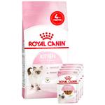 Набір корму Royal Canin для кошенят cухий 2кг + вологий 4шт х 85г