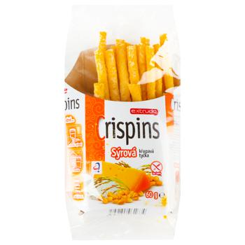 Crispins Organic Bread Sticks with Cheese 60g - buy, prices for COSMOS - photo 1