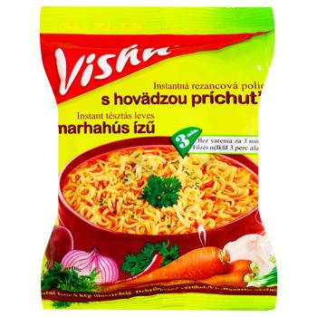 Vishu Instant Noodles with Beef Flavour 60g - buy, prices for EKO Market - photo 1