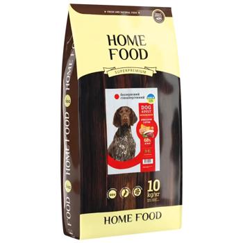 Сухий корм для собак Home Food Hypoallergenic Grain-Free Adult Medium/Maxi 10 кг - м'ясо качки та нут