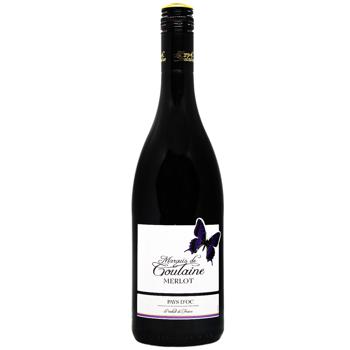 Marquis de Goulaine Merlot Dry Red Wine 13% 0.75l - buy, prices for Auchan - photo 1