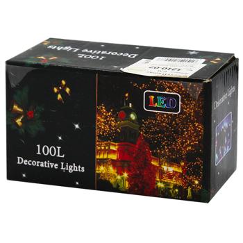 Cone Warm White Electric Garland 88 lamps 6m - buy, prices for MegaMarket - photo 1